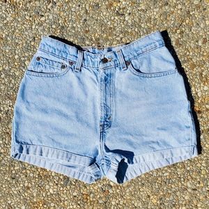 Vintage levi 512 denim Shorts